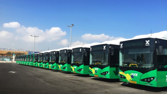 Τα ηλεκτροκίνητα BYD λεωφορεία της Ιερουσαλήμ