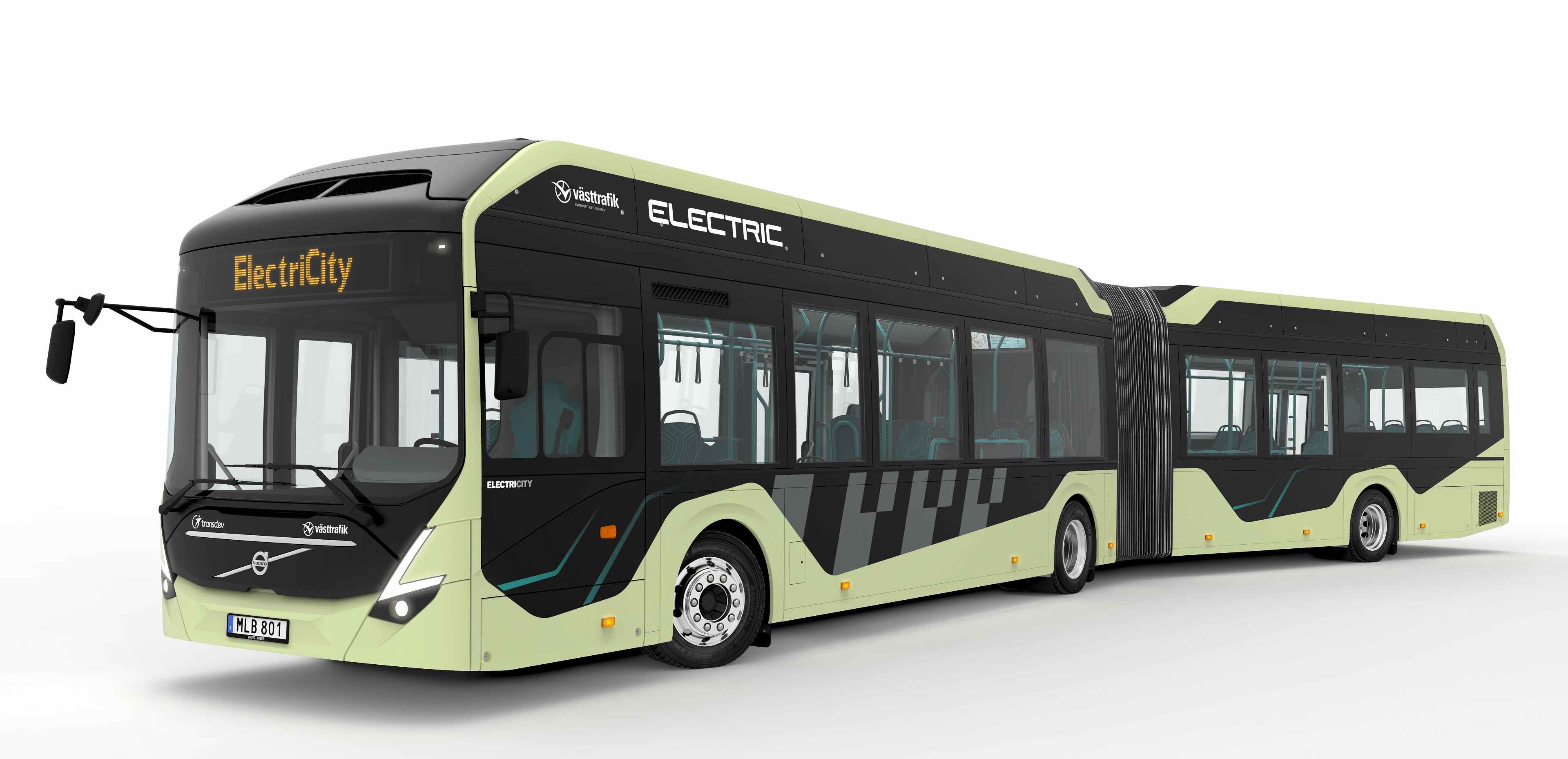 Τα νέα αρθρωτά ηλεκτρικά λεωφορεία της Volvo, έχουν μήκος 18,7 μέτρων και μπορούν να μεταφέρουν μέχρι και 135 επιβάτες, από τους οποίους οι 38 είναι καθήμενοι.