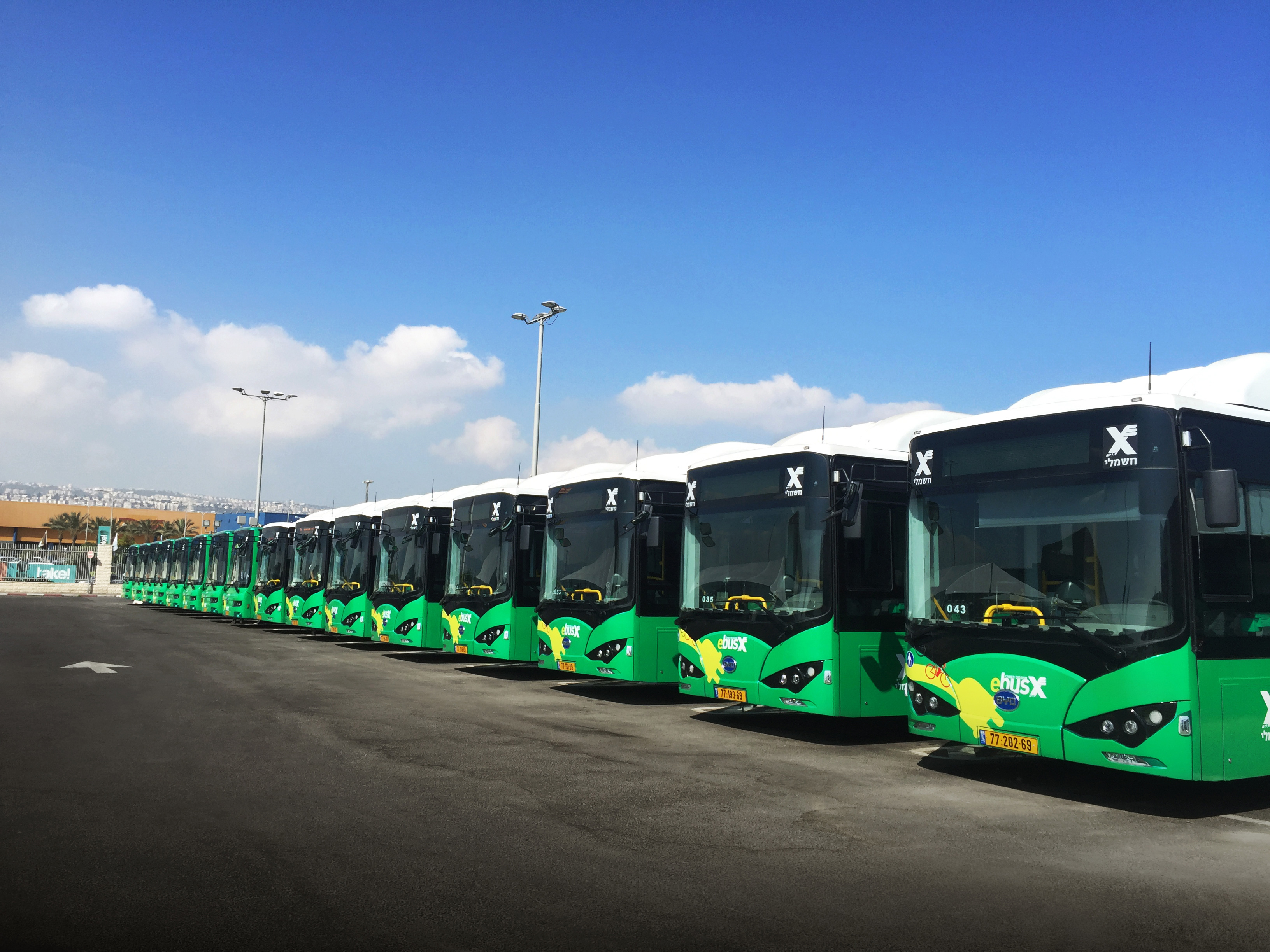 Τα ηλεκτροκίνητα BYD λεωφορεία της Ιερουσαλήμ