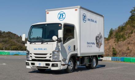 Η ZF Ιαπωνίας σε συνεργασία με μια ομάδα ειδικών εξέλιξαν ένα ελαφρύ φορτηγό, το οποίο φέρει την ηλεκτρική γραμμή κίνησης «CeTrax lite».
