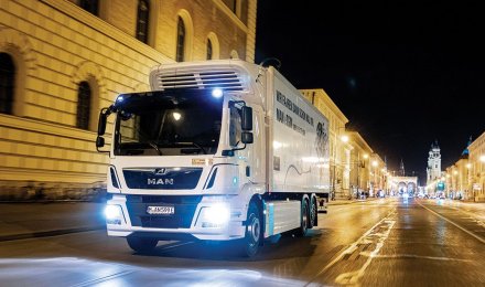 Νυχτερινές μεταφορές με ηλεκτρικά φορτηγά ΜΑΝ eTGM (+VIDEO)