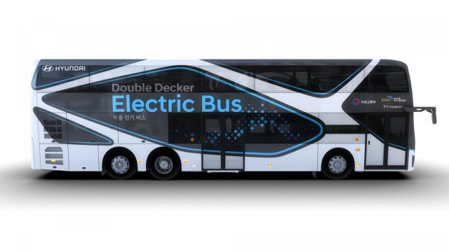 Το πρώτο της ηλεκτρικό διώροφο λεωφορείο δημιούργησε η Hyundai Motor ύστερα από 18 μήνες εξέλιξης και έχοντας την υποστήριξη του υπ. Μεταφορών και Υποδομών της Κορέας.
